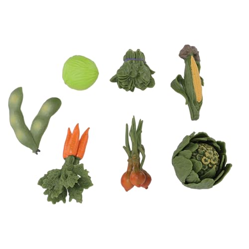 7-teiliges Simuliertes Gemüse-Set, Miniatur-Gemüse-Modell, Karotten, Spinat, Edamame, Kindern, Kognitives Frühes Pädagogisches Puzzle-Spielzeug für Kindern 7-teiliges Simuliertes Gemüse-Set, Miniatur-Gemüse-Modell, Karotten, Spinat, Edamame, Kindern, Kognitives Frühes Pädagogisches Puzzle-Spielzeug für Kindern von NOENNULL