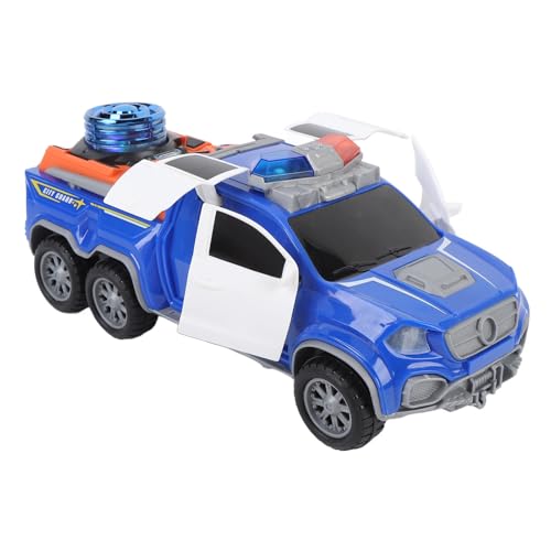 Autospielzeug , Spielzeugauto mit LED-Lichtern und Geräuschen, LKW-Spielzeug, um 360 Grad Drehbar, Automatische Türöffnung, Batteriebetrieben, Leuchtendes Autospielzeug für ab 3 Autospielzeug , Spielzeugauto mit LED-Lichtern und Geräuschen, LKW-Spielzeug, um 360 Grad Drehbar, Automatische Türöffnung, Batteriebetrieben, Leuchtendes Autospielzeug für ab 3 von NOENNULL