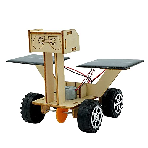 DIY-Elektro-Solarauto-Modell-Lernset für Schüler, Wissenschaftliches Experimentierspielzeug-Set, Verbessert das Erlernen Technischer Fähigkeiten (Solar-Mond-Rover) von NOENNULL