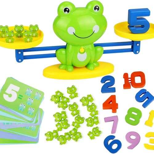 Gesellschaftsspiel mit Froschskarten für die Schule zu Hause, Spielzeug zum Lernen der Mathematik, Lerngeschenke für Kinder Gesellschaftsspiel mit Froschskarten für die Schule zu Hause, Spielzeug zum Lernen der Mathematik, Lerngeschenke für Kinder von NOENNULL