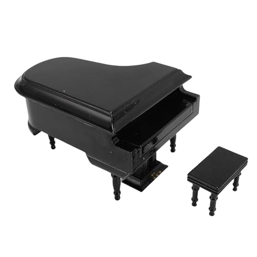 NOENNULL Miniatur Klaviermodell Holzschreibtisch Klavierdekor, Musikinstrument mit Melodien, Ästhetik und Raffinesse für Home Office Studio Decor NOENNULL Miniatur Klaviermodell Holzschreibtisch Klavierdekor, Musikinstrument mit Melodien, Ästhetik und Raffinesse für Home Office Studio Decor von NOENNULL