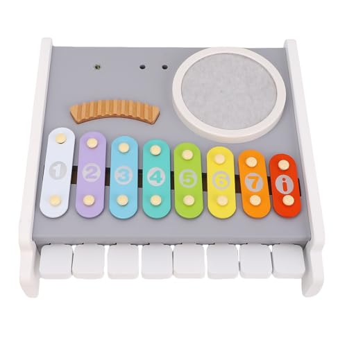 Musik-Percussion-Spielzeug aus Holz mit Schlägel, Musikinstrument für die Frühkindliche Bildung von Kindern, Hand-Augen-Koordination, Gehirnentwicklung, Unterhaltsames Musik-Percussion-Spielzeug aus Holz mit Schlägel, Musikinstrument für die Frühkindliche Bildung von Kindern, Hand-Augen-Koordination, Gehirnentwicklung, Unterhaltsames von NOENNULL