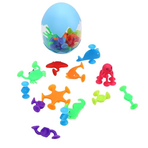NOENNULL 28pcs Ocean Animal Saugnapfe Spielzeug Set mit Saugnäpfeln Badespielzeug Plastik Bad Baubaugebäude Set Bildung Saugbadewanne Spielzeug für 3-6 Jahre Alte Mädchen Mädchen NOENNULL 28pcs Ocean Animal Saugnapfe Spielzeug Set mit Saugnäpfeln Badespielzeug Plastik Bad Baubaugebäude Set Bildung Saugbadewanne Spielzeug für 3-6 Jahre Alte Mädchen Mädchen von NOENNULL
