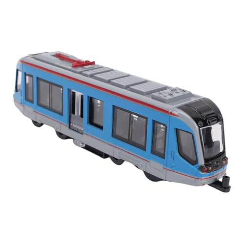 NOENNULL Alloy Model Alloy Battery Batterie mit Dual Ended Lotomotive Toy für Mädchen Zurückziehen (Blau) von NOENNULL