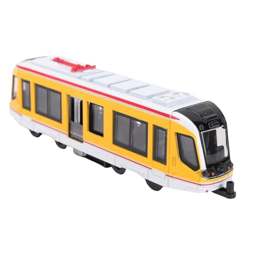 NOENNULL Alloy Model Alloy Battery Batterie mit Dual Ended Lotomotive Toy für Mädchen Zurückziehen (Gelb) von NOENNULL