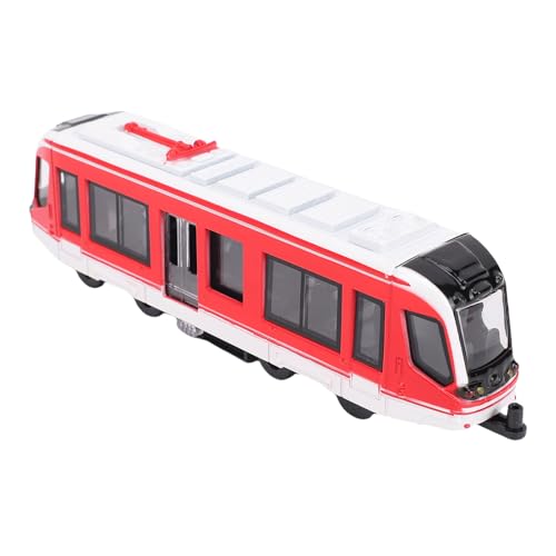 NOENNULL Alloy Model Alloy Battery Batterie mit Dual Ended Lotomotive Toy für Mädchen Zurückziehen (Rot) von NOENNULL