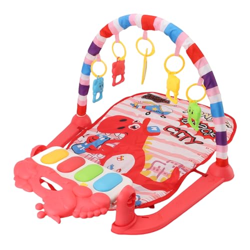 NOENNULL Baby -Fitnessmatte mit Musikalischem Fuß Klavier & Bauchzeitspielzeug - Weiche Aktivitätsmatte für Neugeborene und Säuglinge von NOENNULL