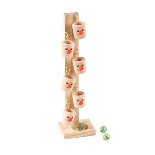 NOENNULL Clown Marble Run Toy - Holzkugel Rennspiel für Kinder, Spaß Am Frühen Lernen STEM -Bildungsspielzeug mit Farbenfrohen Murmeln, Kreative Bausteine für und Mädchen Im Alter von NOENNULL Clown Marble Run Toy - Holzkugel Rennspiel für Kinder, Spaß Am Frühen Lernen STEM -Bildungsspielzeug mit Farbenfrohen Murmeln, Kreative Bausteine für und Mädchen Im Alter von von NOENNULL