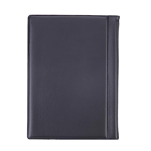 NOENNULL Compact, 120 Pocket Album Collection Book, Kleine, Tragbare, Transparente Taschen, Elegantes Design, Großartig, Rot, Blau, Schwarz für, Token, Medaillons, Abzeichen (Schwarz) von NOENNULL