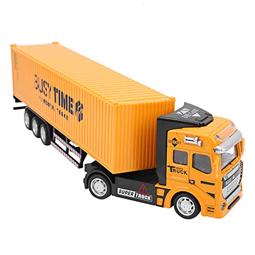 NOENNULL Container -LKW -Spielzeug, 1: 48 Leichtmetall -Container -LKW -Model Spielzeugauto -Spielzeug Fahrzeug Fahrzeug High Simulation Abtrennbare Container (Containerwagen) von NOENNULL