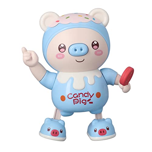 NOENNULL Elektronisches Tanz -Ferkelspielzeug mit LED Lights & Music - Interactive Walking Animal Toy für Kinder, Cool Light Up Taddler Spielzeug für Mädchen Im Alter von 3 Bis 6 | von NOENNULL