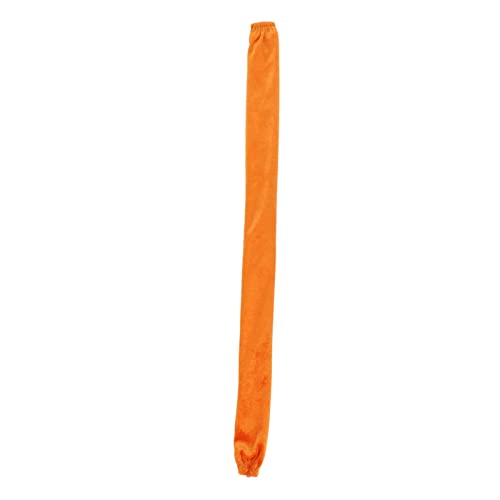 NOENNULL Flanellette -Kettenabdeckung mit Reißverschluss, 60 cm Länge 5 cm Breite, Schutzhülle für, Motorrad, Rollenkette, Schmiermittelschutz (Orange) von NOENNULL