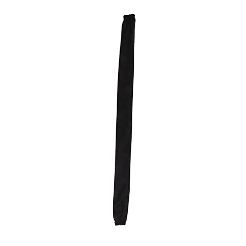 NOENNULL Flanellette -Kettenabdeckung mit Reißverschluss, 60 cm Länge 5 cm Breite, Schutzhülle für, Motorrad, Rollenkette, Schmiermittelschutz (Schwarz) von NOENNULL