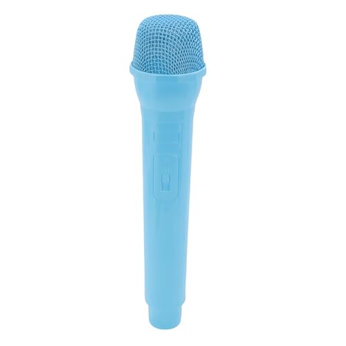 NOENNULL Mikrofon -Requisite für, Mikrofon -Requisite Leicht Simuliertes Kunststoff Gefälschtes Mikrofonspielzeug - -Mikrofon Zum Singen, Karaoke, Sprechen Cosplay -Fotografie (Blau) von NOENNULL