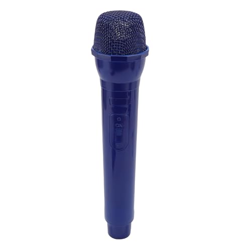 NOENNULL Mikrofon -Requisite für, Mikrofon -Requisite Leicht Simuliertes Kunststoff Gefälschtes Mikrofonspielzeug - -Mikrofon Zum Singen, Karaoke, Sprechen Cosplay -Fotografie (Dunkelblau) von NOENNULL