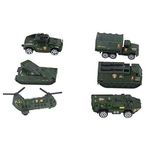 NOENNULL Militärfahrzeuge aus Druckguss, 6er-Pack, Armeespielzeug, Verschiedene Transporter, Panzer, Hubschrauber, Gepanzertes Auto für und ab 3 Jahren NOENNULL Militärfahrzeuge aus Druckguss, 6er-Pack, Armeespielzeug, Verschiedene Transporter, Panzer, Hubschrauber, Gepanzertes Auto für und ab 3 Jahren von NOENNULL