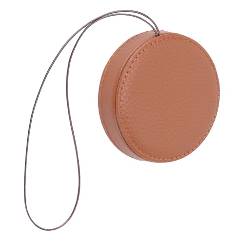 NOENNULL Objektivmütze für Mini41, Klassische Strukturierte PU -Leder -Tragbare -Kameraschutzabdeckung mit Anti -Verlust -Gurt, die mit Seilendesign Hergestellt Wurde, um Verlust und (Braun) von NOENNULL