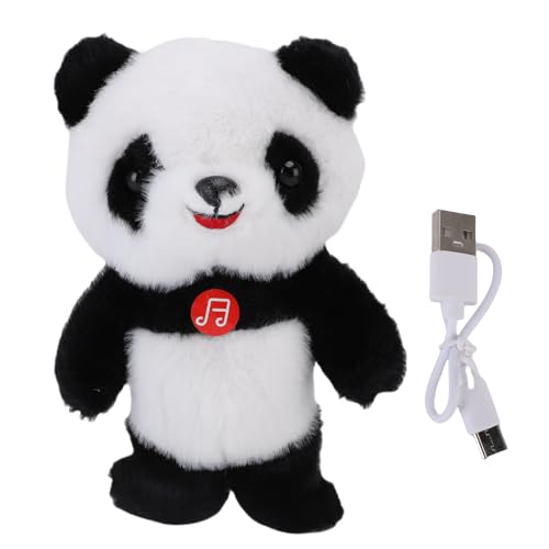 NOENNULL Panda Plüschspielzeug, Interaktives Sprechendes Tanzt Tanzes Singing Tanztiere Tierplüsch für Kids Elektrisch Ausgestopftes Tierspielzeug für Elternkindbindung von NOENNULL