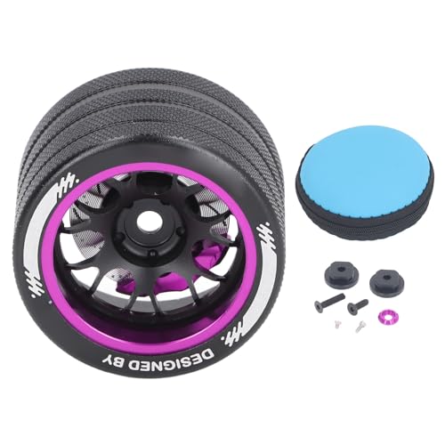 NOENNULL RC Handrad Aluminiumlegierung Leichte Schlagfestigkeit Fernbedienung Handrad für Flysky (Violett) von NOENNULL