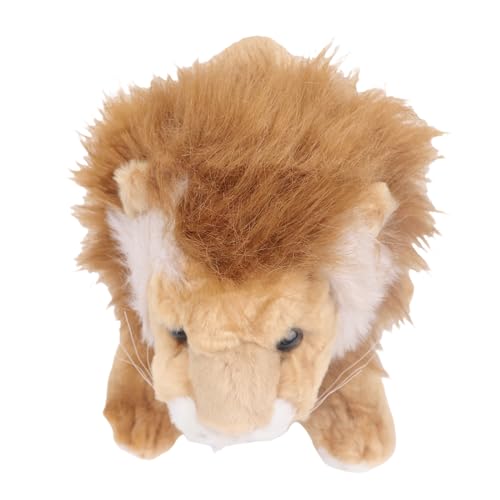 NOENNULL Realistisch Gefülltes Tierplüschspielzeug - Weicher und süß Stehendes Plushie für Kinder, Lebensechter Tierzimmerdekor für und Mädchen, Kuscheliges für Kinder (Brau) von NOENNULL
