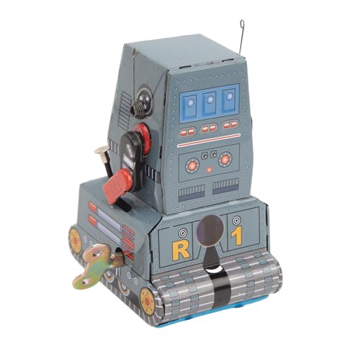NOENNULL Winden Sie Roboterspielzeug Retro Tinplate Uhrwerk Mechanischer Roboter -Sammler -Roboter -Roboterspielzeug für Kinder Erwachsene, Weihnachtsgeburtstagsgeschenk, Fotografie NOENNULL Winden Sie Roboterspielzeug Retro Tinplate Uhrwerk Mechanischer Roboter -Sammler -Roboter -Roboterspielzeug für Kinder Erwachsene, Weihnachtsgeburtstagsgeschenk, Fotografie von NOENNULL