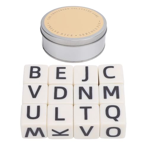 NOENNULL Würfelspiel mit 6 Seiten, kreatives Spiel, englische Buchstaben-Würfel, mit Etui für Partygeschenke, Reisen, Camping NOENNULL Würfelspiel mit 6 Seiten, kreatives Spiel, englische Buchstaben-Würfel, mit Etui für Partygeschenke, Reisen, Camping von NOENNULL