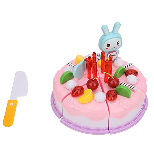 Simulation zum Basteln, Geburtstagstorte, Spielspiel, pädagogisches Bäckereispielzeug für Kinder, kreative Rolle für Mädchen (【Pink】 37-teiliges Set / Simulation zum Basteln, Geburtstagstorte, Spielspiel, pädagogisches Bäckereispielzeug für Kinder, kreative Rolle für Mädchen (【Pink】 37-teiliges Set / von NOENNULL