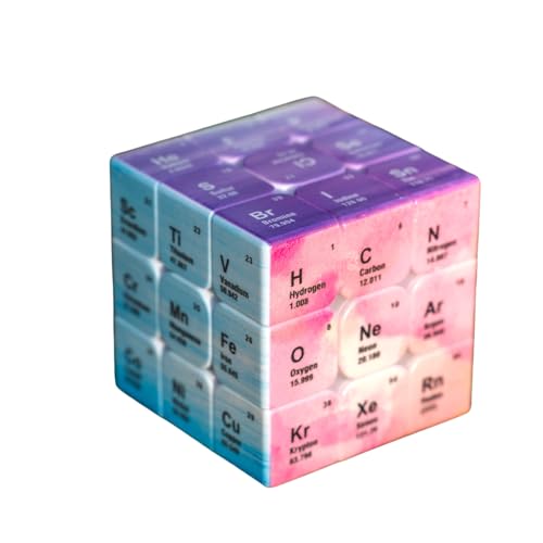 1 Stück Speed Zauberwürfel 3x3 Speed Zauberwürfel Würfel Stickerless - Zauberwürfel Periodensystem Zauberwürfel Chemische Elemente Zauberwurfel Original Geburtstagsgeschenk für Erwachsene und Kinder 1 Stück Speed Zauberwürfel 3x3 Speed Zauberwürfel Würfel Stickerless - Zauberwürfel Periodensystem Zauberwürfel Chemische Elemente Zauberwurfel Original Geburtstagsgeschenk für Erwachsene und Kinder von NOLACE