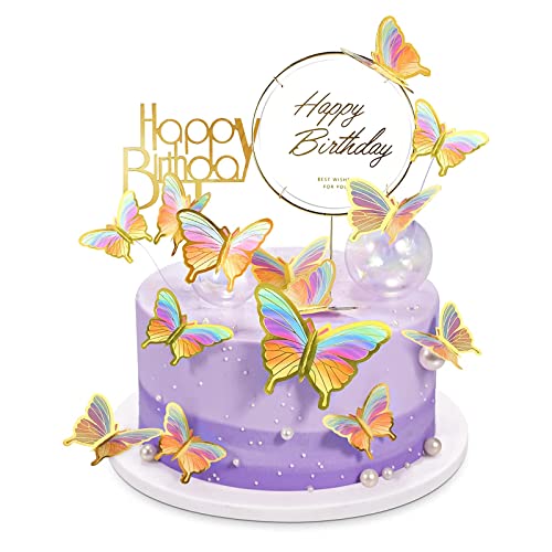 Tortendeko Geburtstag 22 Stück Schmetterlinge Deko Torte,Kuchen Deko Cake Topper Geburtstag Tortendeko Mädchen Torten DekGeburtstagsdeko Mädchen Happy Birthday Deko Dekoration für Cupcake Kuchen Tortendeko Geburtstag 22 Stück Schmetterlinge Deko Torte,Kuchen Deko Cake Topper Geburtstag Tortendeko Mädchen Torten DekGeburtstagsdeko Mädchen Happy Birthday Deko Dekoration für Cupcake Kuchen von NOLACE