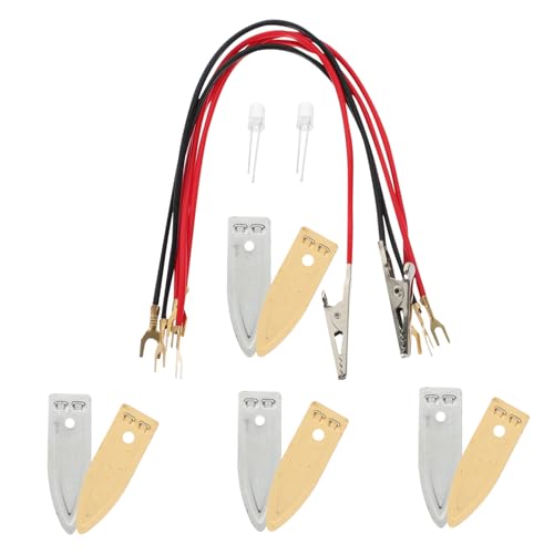 NOLITOY 1 Satz DIY Obstbatterie Experimentierkit Kreatives Lernspielzeug für Schüler zur Stromerzeugung aus Früchten Fördert Beobachtung und Analytische Fähigkeiten Einfach zu Bedienen von NOLITOY