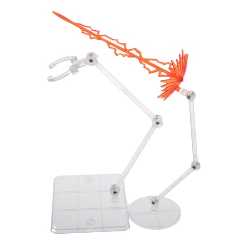 NOLITOY 1 Satz Displayhalter für Actionfiguren mit Energieeffekt mit Stabilem Sockel für Modelle und Miniaturfiguren für Sammlungen und Dekorationen NOLITOY 1 Satz Displayhalter für Actionfiguren mit Energieeffekt mit Stabilem Sockel für Modelle und Miniaturfiguren für Sammlungen und Dekorationen von NOLITOY