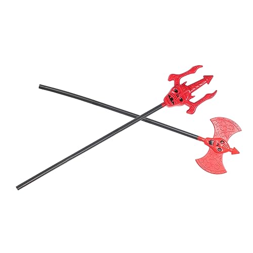 NOLITOY 1 Satz Halloween Deko Teiliges Doppelaxt Leichtes Material Cosplay Mottopartys Sicher Langlebig NOLITOY 1 Satz Halloween Deko Teiliges Doppelaxt Leichtes Material Cosplay Mottopartys Sicher Langlebig von NOLITOY