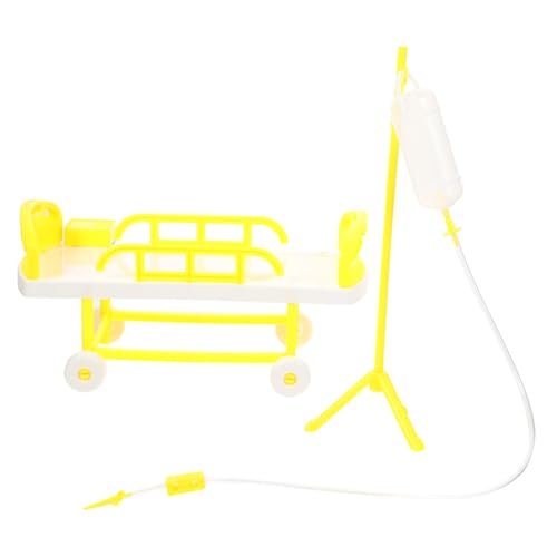 NOLITOY 1 Satz Krankenhausbett Spielzeugset für Rollenspiele Imitation Krankenhausbett für Zubehör Farblich Zufällig für Arztpraxis und Puppenhausgestaltung Zufällige Farbe NOLITOY 1 Satz Krankenhausbett Spielzeugset für Rollenspiele Imitation Krankenhausbett für Zubehör Farblich Zufällig für Arztpraxis und Puppenhausgestaltung Zufällige Farbe von NOLITOY