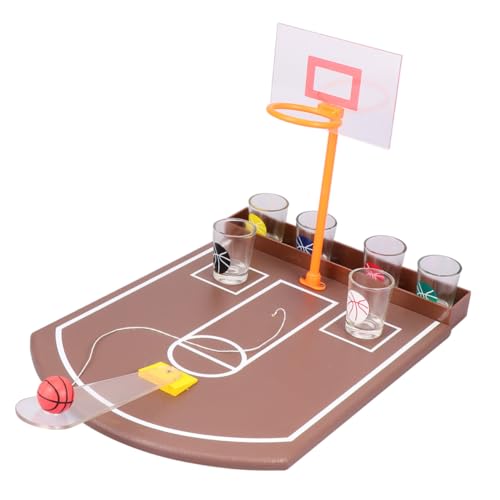 NOLITOY 1 Satz Kreatives Tisch Basketball Trinkspiel Lustiges Bar Zubehör für Partys und Spieleabende aus Praktischem Einfach für Unvergessliche mit Freunden NOLITOY 1 Satz Kreatives Tisch Basketball Trinkspiel Lustiges Bar Zubehör für Partys und Spieleabende aus Praktischem Einfach für Unvergessliche mit Freunden von NOLITOY