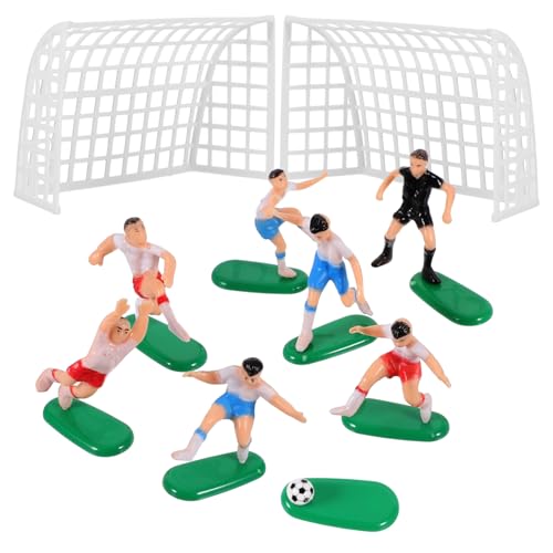 NOLITOY 1 Satz Kuchen Dekoration mit Fußballspieler Figuren Lustige Fußballteam Elemente für Kindergeburtstagsfeiern Tore Spieler und Schiedsrichter Party für Fußballfans NOLITOY 1 Satz Kuchen Dekoration mit Fußballspieler Figuren Lustige Fußballteam Elemente für Kindergeburtstagsfeiern Tore Spieler und Schiedsrichter Party für Fußballfans von NOLITOY