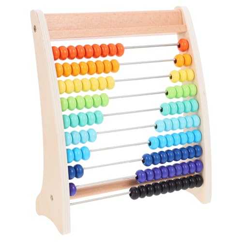 NOLITOY 1 Satz Lernspielzeug Holz Rechenrahmen Stufiger Rechenschieber für Mathematik für Spielerischen Lernen von NOLITOY