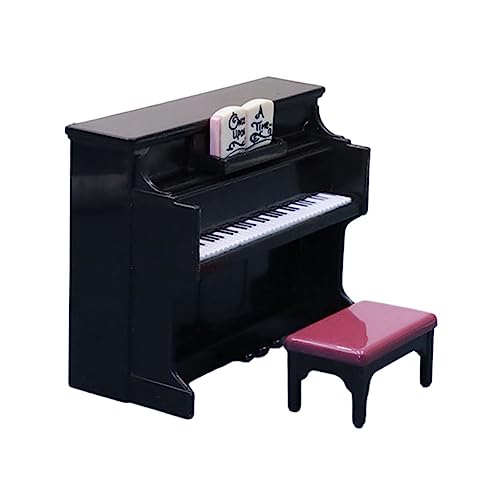 NOLITOY 1 Satz Mini Klavier Dekoration aus Kunststoff Puppenhaus Zubehör Mini Möbel für Kreative Sicheres für Sammler Detailgetreu NOLITOY 1 Satz Mini Klavier Dekoration aus Kunststoff Puppenhaus Zubehör Mini Möbel für Kreative Sicheres für Sammler Detailgetreu von NOLITOY