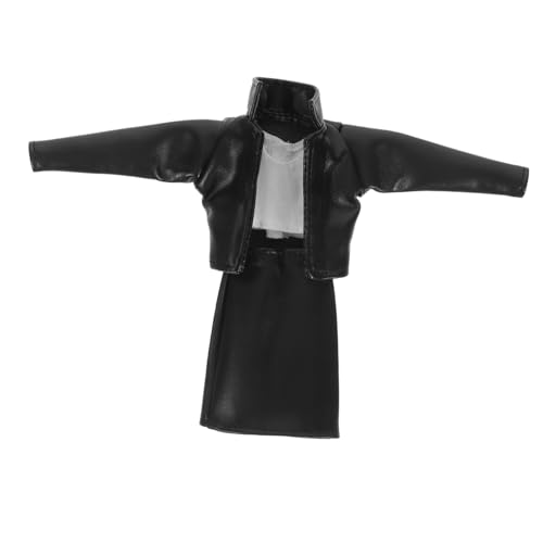 NOLITOY 1 Satz Puppen Outfit PU Leder Jacke Weste und Rock für Puppen Kostüm Styling und Sammlung für Rollenspiele und Partys NOLITOY 1 Satz Puppen Outfit PU Leder Jacke Weste und Rock für Puppen Kostüm Styling und Sammlung für Rollenspiele und Partys von NOLITOY