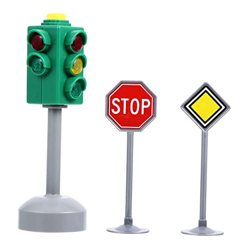 NOLITOY 1 Satz Verkehrssignal Simulation Modell für Frühkindliche Verkehrssicherheitserziehung für Bildung Sicheres Plastikmaterial NOLITOY 1 Satz Verkehrssignal Simulation Modell für Frühkindliche Verkehrssicherheitserziehung für Bildung Sicheres Plastikmaterial von NOLITOY