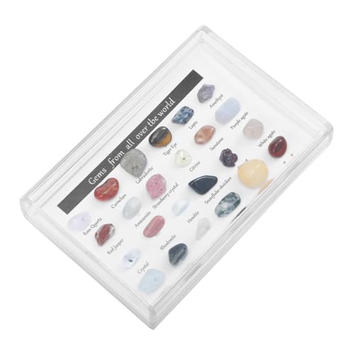 NOLITOY 1 Schachtel Mineralproben Naturstein Dekoration Unregelmäßige Kristallsteine für Tischdeko Sammler Wissenschaftliche Bildung Geschenk NOLITOY 1 Schachtel Mineralproben Naturstein Dekoration Unregelmäßige Kristallsteine für Tischdeko Sammler Wissenschaftliche Bildung Geschenk von NOLITOY