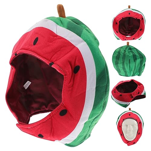 NOLITOY 1 Stück Wassermelonen-Kopfbedeckung Kleid Für Sommer Pflanzen Erwachsenenkostüme Neuartige Wassermelonenmütze Weihnachtsmütze Verrückte Hüte Partyhut NOLITOY 1 Stück Wassermelonen-Kopfbedeckung Kleid Für Sommer Pflanzen Erwachsenenkostüme Neuartige Wassermelonenmütze Weihnachtsmütze Verrückte Hüte Partyhut von NOLITOY