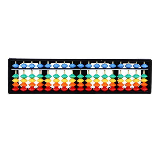 NOLITOY 1 Stück Buntes Plastikabakus lehrreich Abakus für Mathe Lernspielzeug mit Abakus Lernspielzeug zum Anlehnen von Mathematik Abacus Chinese Mathe- zum Anlehnen Abs von NOLITOY