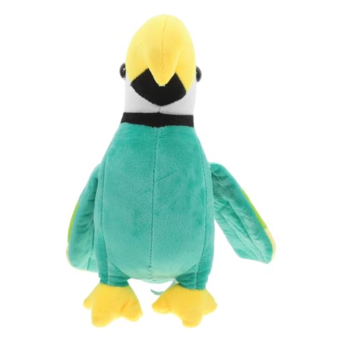 NOLITOY 1 Stück Plüschtier Papagei Kinderspielzeug Grünes Papageien-Stofftier Papagei Plüsch Mädchen Grüne Kuscheltier Stoff papagei Stofftier Vogel NOLITOY 1 Stück Plüschtier Papagei Kinderspielzeug Grünes Papageien-Stofftier Papagei Plüsch Mädchen Grüne Kuscheltier Stoff papagei Stofftier Vogel von NOLITOY