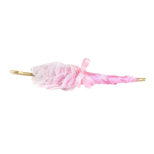 NOLITOY 1 Stück Puppenhaus Regenschirm Modell Rosa Dekoratives Zubehör für Puppenhaus Hochwertiges Sicheres für Fördert Kreativität und Handfertigkeit NOLITOY 1 Stück Puppenhaus Regenschirm Modell Rosa Dekoratives Zubehör für Puppenhaus Hochwertiges Sicheres für Fördert Kreativität und Handfertigkeit von NOLITOY