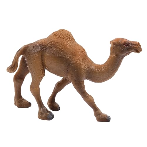 NOLITOY 1 Stück Simulierte Ornamente Gummi Spielfigur Für Kamele Winzige Spielzeugfigur Spielzeugfigur Stofftier Plüsch Khaki Kunststoff von NOLITOY