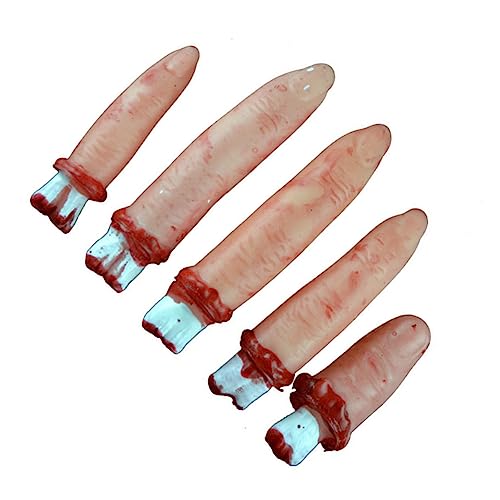 NOLITOY 10 Stück Requisiten gebrochener Finger Halloween -Dekorationen Halloween-Körperteile Requisiten Halloween -Requisiten Halloween-Horror-Requisiten von NOLITOY