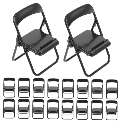 NOLITOY 10 Stück Stuhl Handyhalterung Teiliges Klappbarer Mini Stuhl für Puppenhaus Dekoration Material Niedliches Design Handy NOLITOY 10 Stück Stuhl Handyhalterung Teiliges Klappbarer Mini Stuhl für Puppenhaus Dekoration Material Niedliches Design Handy von NOLITOY