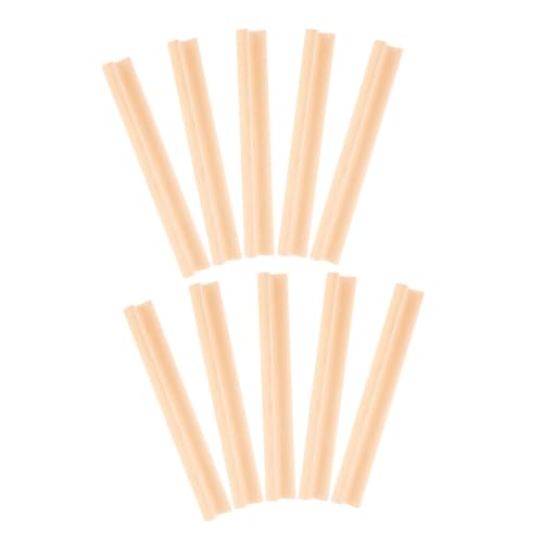 NOLITOY 10 Stück Teiliges Holz Domino Tablett mit Schrägem Halter Eleganter Buchstabenständer für Kreative Alphabetspiele Langlebiger Holz Display Ständer für Domino Steine Praktisches von NOLITOY
