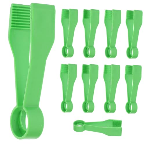 NOLITOY 10 Stück Teiliges Kunststoff Pinzetten für Ergonomisch Geformt Sicher ohne Scharfe Kanten und Vielseitig für Montessori Lernspiele Feinmotorik Training Sortieren und Zählen im von NOLITOY