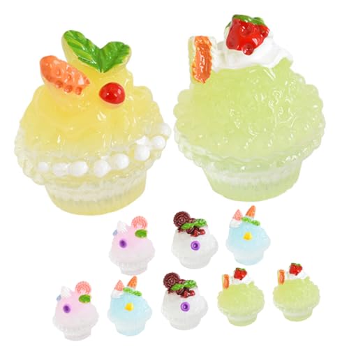 NOLITOY 10 Stück Teiliges Mini EIS dekor aus Resin Bunte Farbige Miniatur Eisbecher als Puppenhaus Dekoration und Fotorequisite Lebensechte Miniatur Lebensmittel für Puppenhaus Küche NOLITOY 10 Stück Teiliges Mini EIS dekor aus Resin Bunte Farbige Miniatur Eisbecher als Puppenhaus Dekoration und Fotorequisite Lebensechte Miniatur Lebensmittel für Puppenhaus Küche von NOLITOY